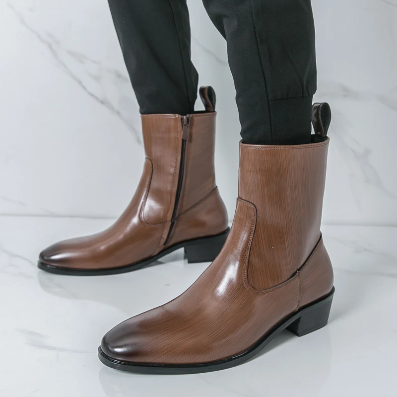 Men'S Shoes Temu - Stivaletti classici comodi Botas Stivaletti Chelsea