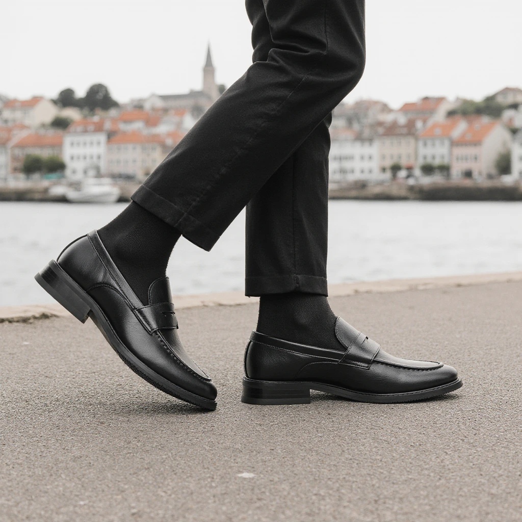 Men'S Shoes Temu - Mocassini Neri da Uomo Classici Eleganti