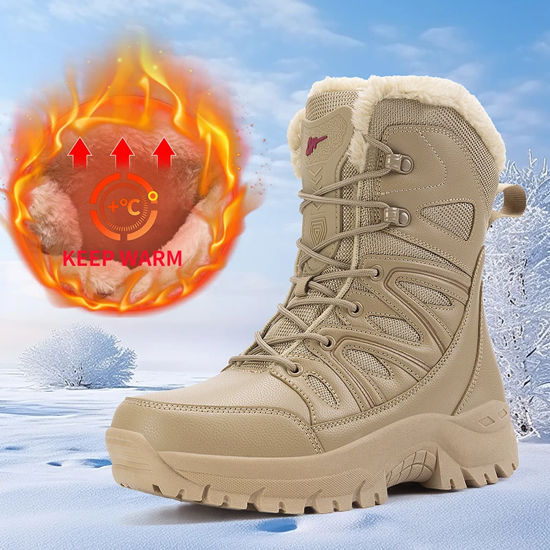 Hiking Boot Waterproof - Stivali Invernali da Uomo, Caldi e