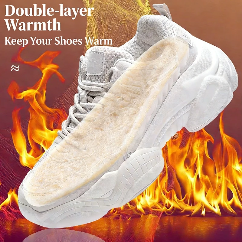 Men'S Shoes With Memory Foam - Coppia di Solette Termiche Autoriscaldanti in