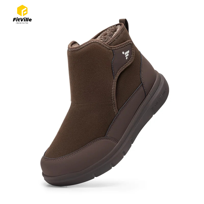 Men'S Shoes With Wide Toe Box - Stivali invernali da uomo per diabetici