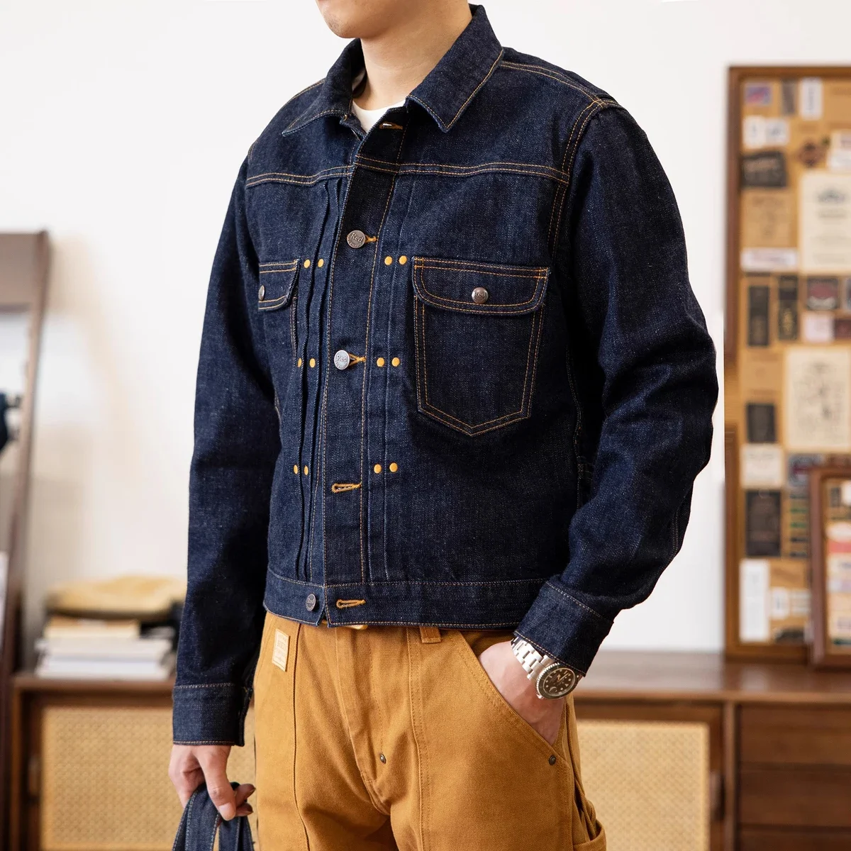 Giacca di jeans con cimosa ros - Men'S Shoes For Jeans recensione e prezzo
