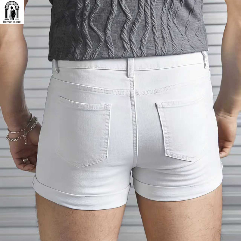 Shorts in Denim Bianco da Uomo - Men'S Shoes For Jeans recensione e prezzo