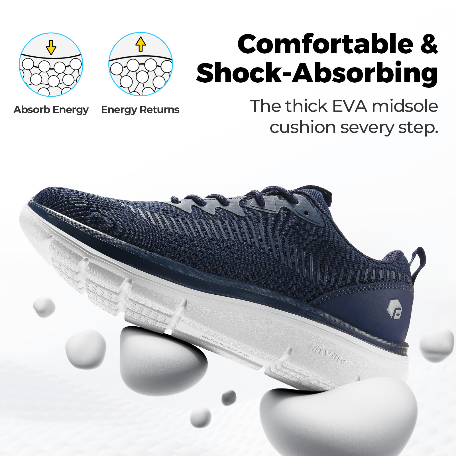 Scarpe da passeggio FitVille d - Men'S Shoes For Plantar Fasciitis recensione e prezzo