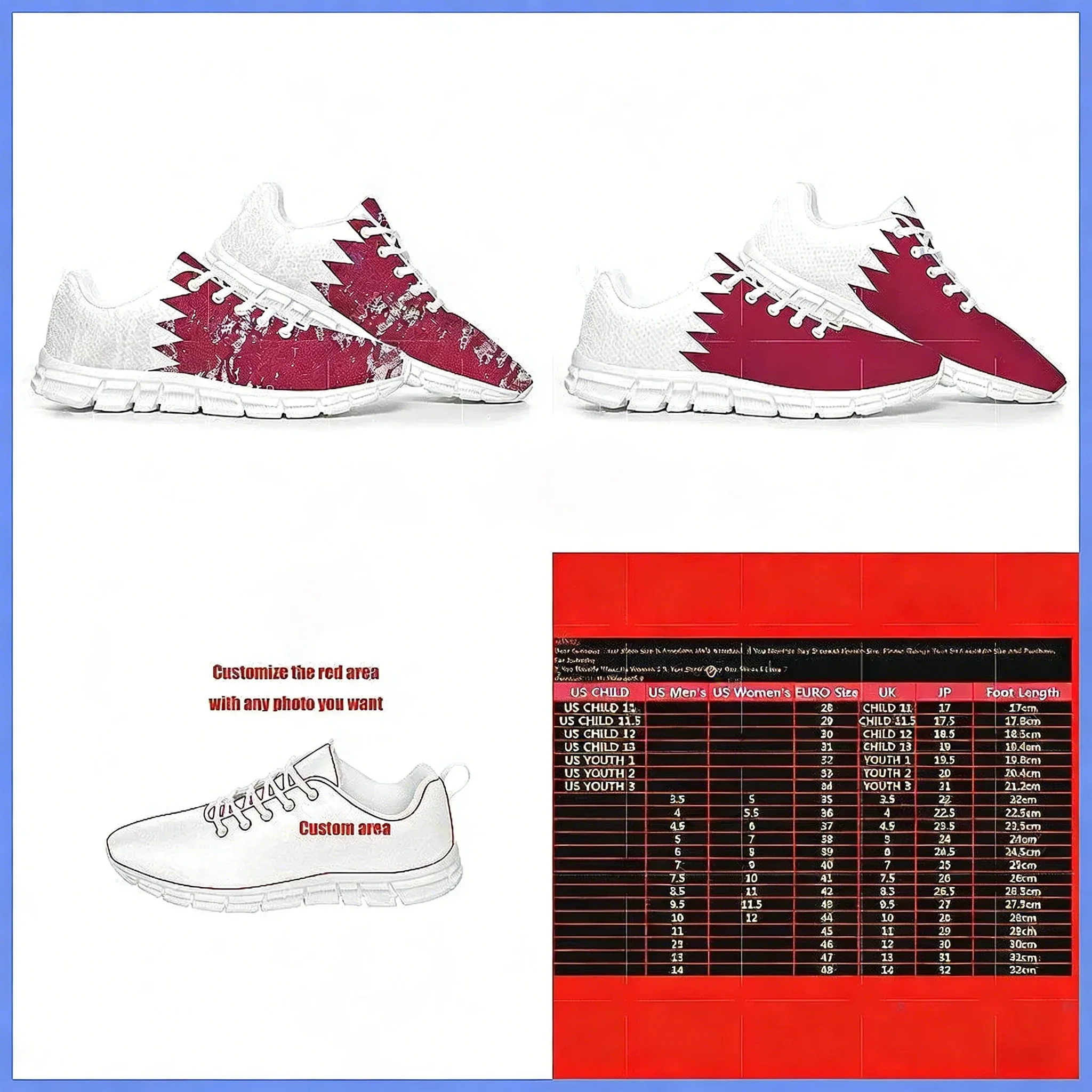 Scarpe Sportive con Bandiera d - Men Shoes Qatar recensione e prezzo