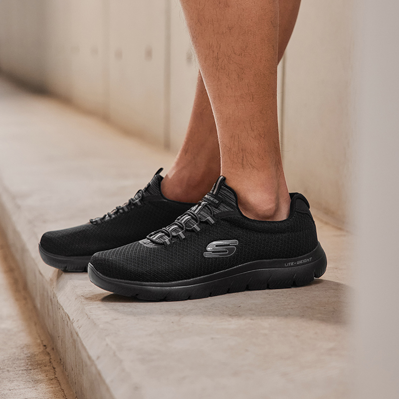 Skechers Uomo 52811‑BBK Summit - Men'S Shoes With Memory Foam recensione e prezzo