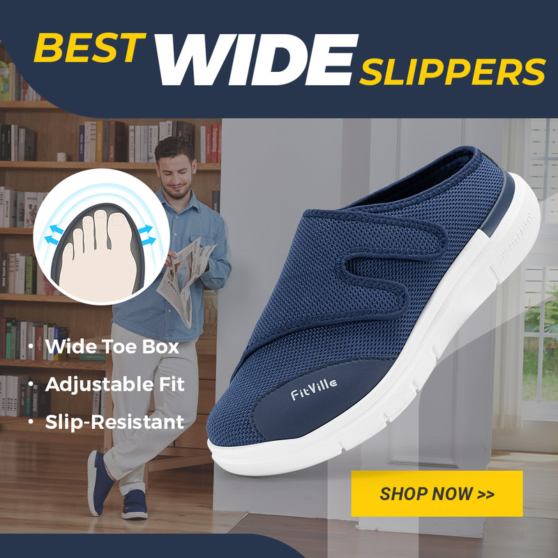 FitVille, pantofole da uomo, s - Men'S Shoes For Plantar Fasciitis recensione e prezzo