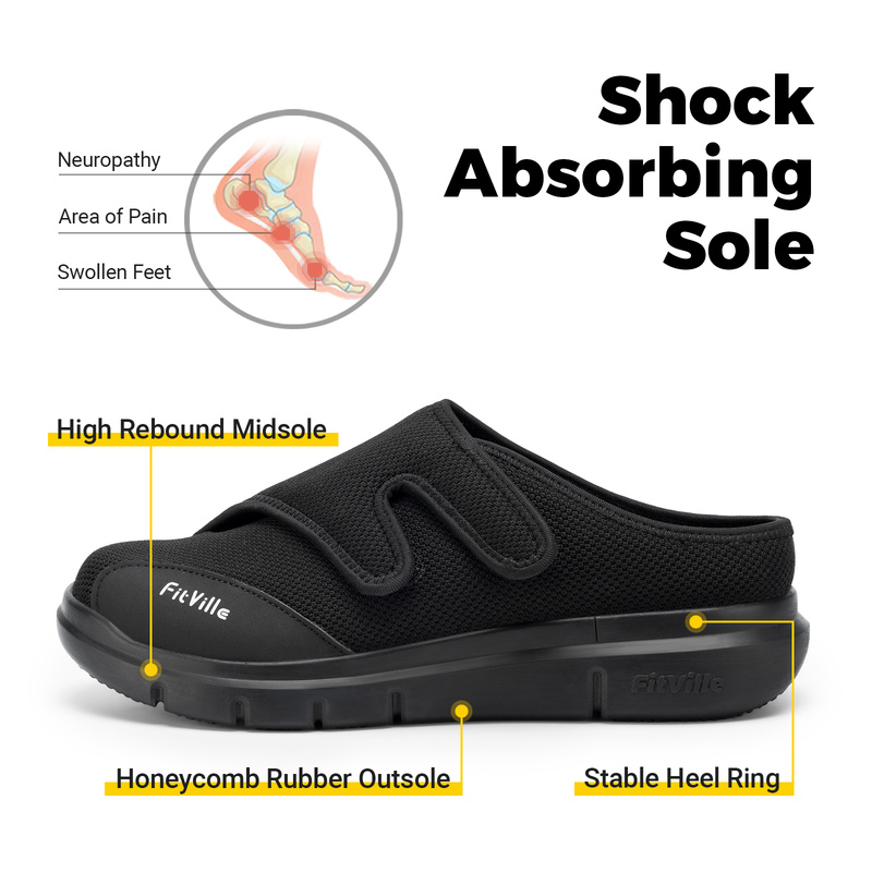 FitVille, pantofole da uomo, s - Men'S Shoes For Plantar Fasciitis recensione e prezzo