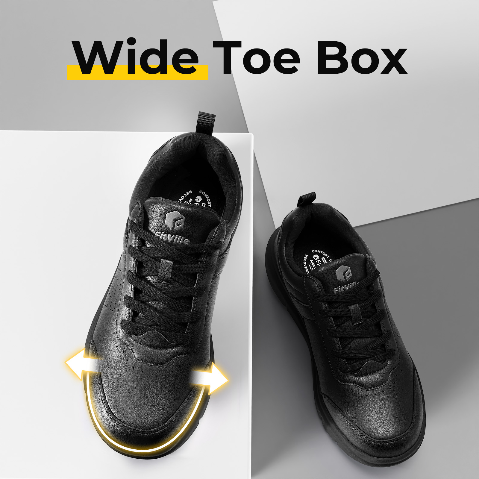 FitVille Scarpe casual in pell - Men'S Shoes For Wide Feet recensione e prezzo