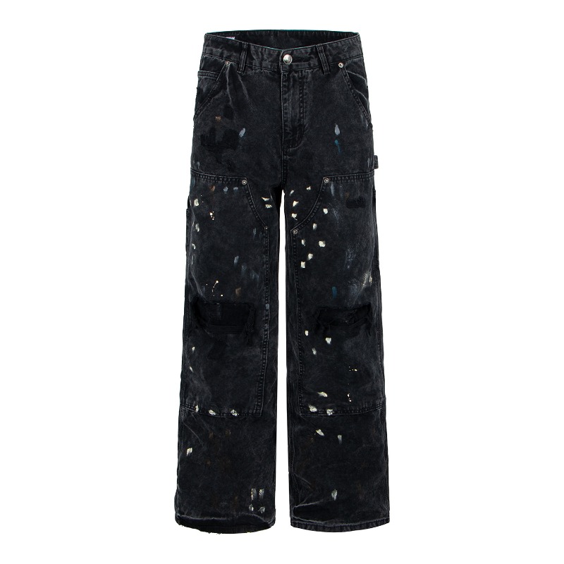 Jeans Larghi Strappati Stile R - Men'S Shoes For Jeans recensione e prezzo